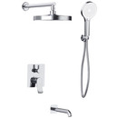 Изображение товара Душевая система скрытого монтажа с тропическим душем Haiba HB80553 