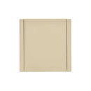 Розетка одноместная с заземлением со шторками и крышкой Forte&Piano ваниль IP44 IEK_1