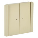 Выключатель двухклавишный с подсветкой Forte&Piano ваниль IP20 IEK_1