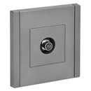 Розетка ТВ оконечная Forte&Piano сталь IP20 IEK_1