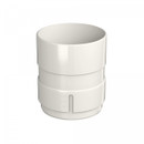Муфта трубы ТЕХНОНИКОЛЬ Оптима белый