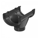 Изображение товара Воронка желоба 120/80мм Технониколь Оптима черная