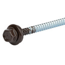 Саморез кровельный 4,8х70мм коричневый шоколад (RAL 8017) 100шт Daxmer_1