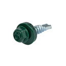 Саморез кровельный 5,5х25мм зеленый (RAL 6005) 250шт Daxmer