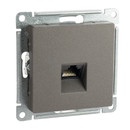 Изображение товара Механизм розетки компьютерной RJ45 5E AtlasDesign мокко IP20 Systeme Electric