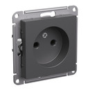 Механизм розетки без заземления AtlasDesign базальт IP20 Systeme Electric