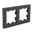 Рамка двухместная AtlasDesign базальт IP20 Systeme Electric