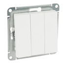 Механизм выключателя трехклавишный AtlasDesign лотос IP20 Systeme Electric_1