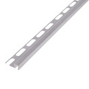 Закладка торцевая для плитки 10 мм 2,7 м алюминий Русский Профиль