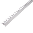 Закладка торцевая для плитки 11 мм 2,7 м алюминий Русский Профиль