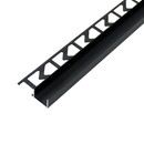 Изображение товара Профиль теневой декоративный для плитки 10 мм 3 м черный алюминий Русский Профиль