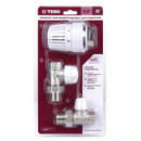 Набор для подключения радиатора TEBO 1/2" прямой