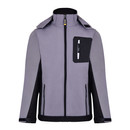 Куртка Softshell с капюшоном S серая Dowell