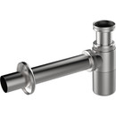 Сифон для умывальника круглый 1 1/4" хром метал с трубкой 32 Aquant
