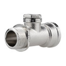 Тройник под манометр ВР-ВР-НР 1/2" х 1/4" х 1/2" с ограничителем MPF