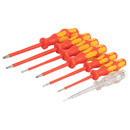 Набор диэлектрических отверток PH SL 1000В 7 шт Wera