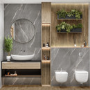 Керамогранит Essential Graphite 600х1200х7 мм темно-серый полированный New Trend