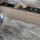 Керамогранит Jast Gray 600х1200х7 мм темно-серый полированный New Trend