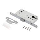 Защелка межкомнатная под цилиндровый механизм хром матовый Аллюр