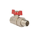 Кран шаровый со сгоном 1/2" бабочка ГОСТ HLV_1