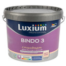 Краска интерьерная влажная уборка Bindo 3 глубокоматовая 9л Luxium