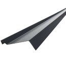 Изображение товара Планка примыкания для гибкой черепицы 25х46х15х10мм (RAL 7024) серый графит матовая 2м