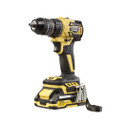 Изображение товара Шуруповерт бесщеточный 2х2Ач 18В Hanskonner HCD2065BLC