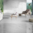 Керамогранит Global Tile Foram 600х1200х9мм белый полированный
