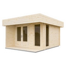 Дом садовый 10м² куб Комфорт брус 44мм_1