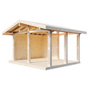 Беседка 18м² двускатная брус&nbsp;44мм_1