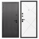 Дверь входная металлическая Ferroni Гарда антик серебро\белый матовый 960мм левая_1