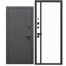 Дверь входная металлическая Ferroni Smart 4 муар янтарь\эмалит белый 860мм левая