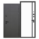 Дверь входная металлическая Ferroni Smart 4 муар янтарь\эмалит белый 960мм правая