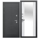 Дверь входная металлическая Ferroni Isoterma антик серебро\эмалит белый 960мм левая