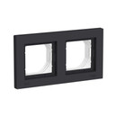 Изображение товара Рамка двухместная AtlasDesign карбон IP44 Systeme Electric