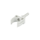 Крепеж-клипса для трубы 20мм с дюбелем серая 100шт TDM