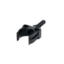 Крепеж-клипса для трубы 20мм с дюбелем черная 100шт TDM