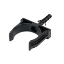 Крепеж-клипса для трубы 32мм с дюбелем черная 25шт TDM