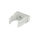 Крепеж-клипса для трубы 20мм с защелкой серая 100шт УралПак