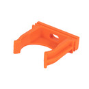 Крепеж-клипса для труб 32мм оранжевая 50шт УралПак