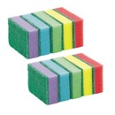 Изображение товара Губки для мытья посуды Оптима 96х64х27мм, 10шт