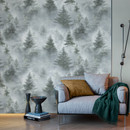 Обои виниловые на флизелине HomeColor Ultrachrome3 зеленый HC72551-71_1