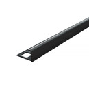 Изображение товара Закладка торцевая 10мм для плитки 2,7м черный глянцевый Deconika