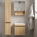 Зеркало шкаф Garda Izeo 60см дуб золотой крафт