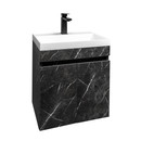 Тумба подвесная Garda Izeo 50см с раковиной Altais 50см креатель