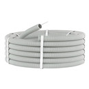 Труба гофрированная ПВХ 16мм с протяжкой серая 100м УралПак_1