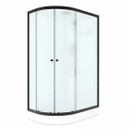 Душевая кабина правая Domani-spa Delight Slim низкий поддон 120х80см стекло матовое 4мм_1