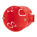 Коробка установочная 68х62мм для сплошных стен с соединителем TDM_1