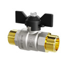 Изображение товара Кран шаровый 3/4" НР-НР бабочка с биркой LD Pride