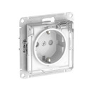 Изображение товара Механизм розетки с заземлением со шторками с прозрачной крышкой AtlasDesign белый IP44 Systeme Electric